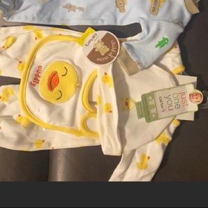 Yellow baby suit